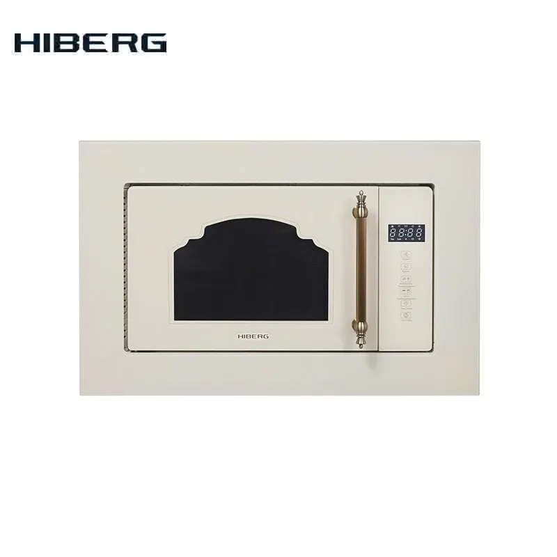 Встраиваемая СВЧ печь HIBERG VM6502YR стекло (20 л Гриль Сенсорный дисплей без