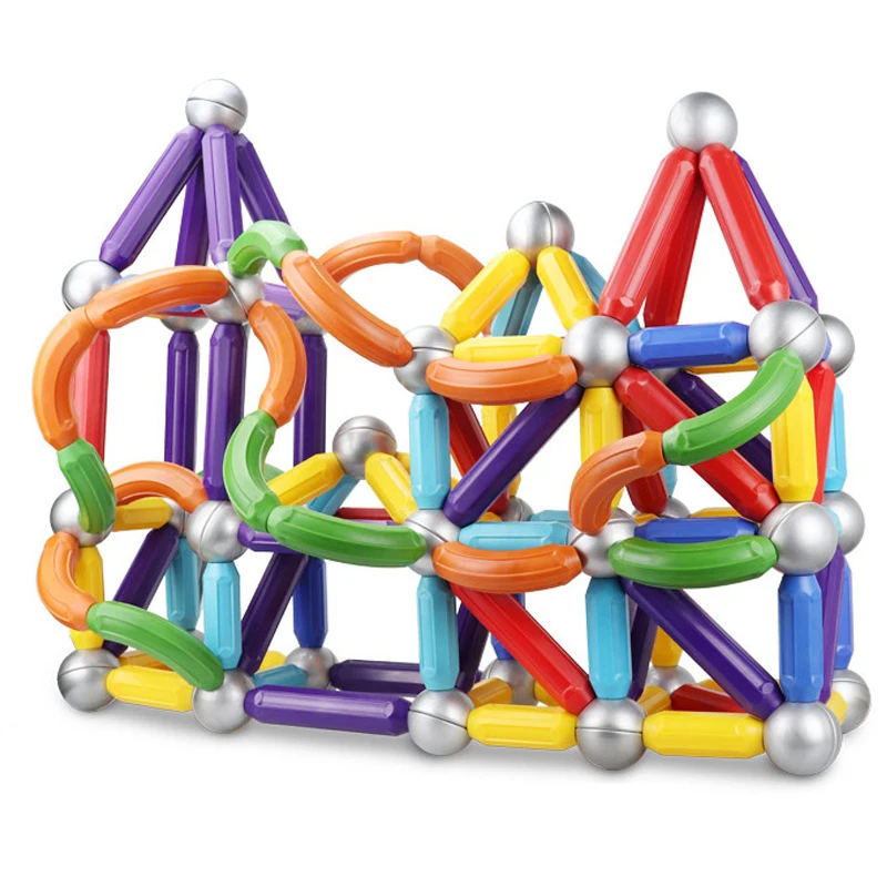 Big Size Magnetic Blocks Magnet Bars & Metal Balls Magnetic Designer Set Building Constructor Toys for Children Gifts
Big Size Magnetic Blocks Magnet Bars & Metal Balls Magnetic Designer Set Building Constructor Toys for Children Gifts