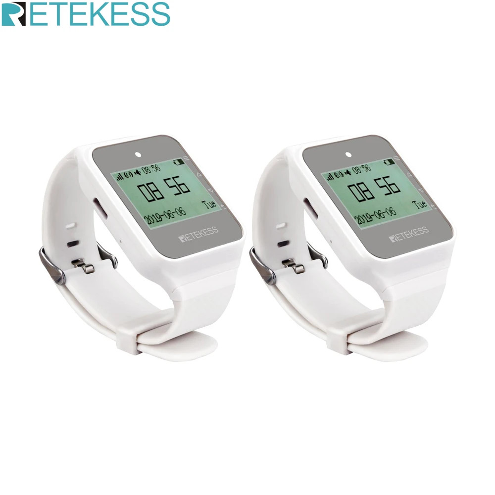 2pcs RETEKESS TD108 Wireless Watch Receiver Waiter Calling System Restaurant Pager Customer Service Multi-language For Bar
2pcs RETEKESS TD108 Wireless Watch Receiver Waiter Calling System Restaurant Pager Customer Service Multi-language For Bar