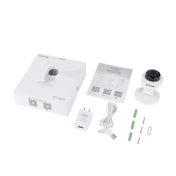 Mini Wireless IP Camera USB Wifi 1280*720 House Outdoor Security Webcam Surveillance 75° Angle Motion Detectioin Alarm
Mini Wireless IP Camera USB Wifi 1280*720 House Outdoor Security Webcam Surveillance 75° Angle Motion Detectioin Alarm