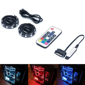 SATA Computer LED Strip lights Kit Bright Vibrant LED Computer Lighting RGB RF remote controller Desktop PC Computer Mid Tower
SATA Computer LED Strip lights Kit Bright Vibrant LED Computer Lighting RGB RF remote controller Desktop PC Computer Mid Tower