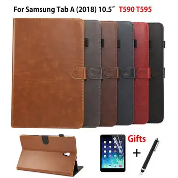Luxury Case For Samsung Galaxy Tab A A2 2018 10.5 inch T590 T595 T597 SM-T595 Cover Funda Tablet PU Leather Stand Shell+Film+Pen
Luxury Case For Samsung Galaxy Tab A A2 2018 10.5 inch T590 T595 T597 SM-T595 Cover Funda Tablet PU Leather Stand Shell+Film+Pen