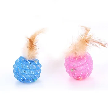 3pcs/5pcs Cats Feather Balls Toy Colorful Scratching Cats Toys Play Interactive Chewing Plastic Pipe Roll Ball Training Toys 
3pcs/5pcs Cats Feather Balls Toy Colorful Scratching Cats Toys Play Interactive Chewing Plastic Pipe Roll Ball Training Toys