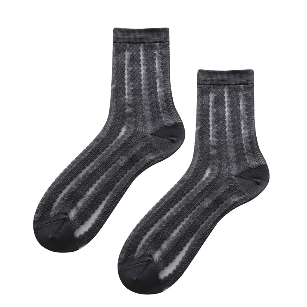 SAGACE Vertical card section transparent crystal glass silk cotton stockings female retro simple vertical stripe card stockings
SAGACE Vertical card section transparent crystal glass silk cotton stockings female retro simple vertical stripe card stockings