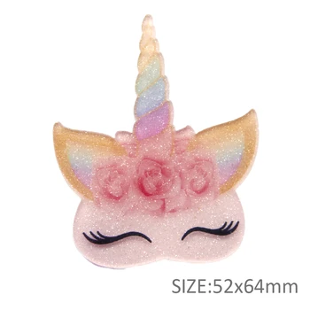 David accessories 25pcs/lot Glitter Cartoon Unicorn Acrylic DIY Bow Bag Material Home Decoration Crafts accessories,25Yc7951 
David accessories 25pcs/lot Glitter Cartoon Unicorn Acrylic DIY Bow Bag Material Home Decoration Crafts accessories,25Yc7951