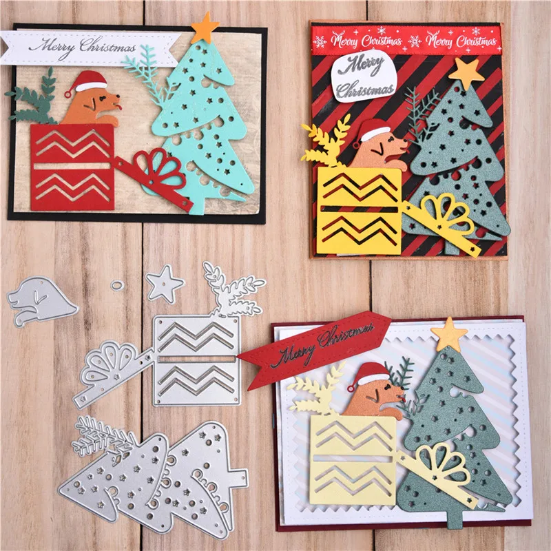 GJCraft Christmas Tree Dies Gift Dog Metal Cutting Dies New 2019 Card Making Scrapbooking Embossing Cuts Stencil Craft Dies
GJCraft Christmas Tree Dies Gift Dog Metal Cutting Dies New 2019 Card Making Scrapbooking Embossing Cuts Stencil Craft Dies