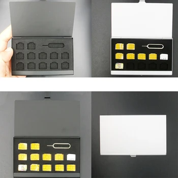 Single-layer Aluminum SD Card Box Apple Samsung 56 Mobile Phone Memory SIM Card Box Nano Card Package Storage Box
Single-layer Aluminum SD Card Box Apple Samsung 56 Mobile Phone Memory SIM Card Box Nano Card Package Storage Box