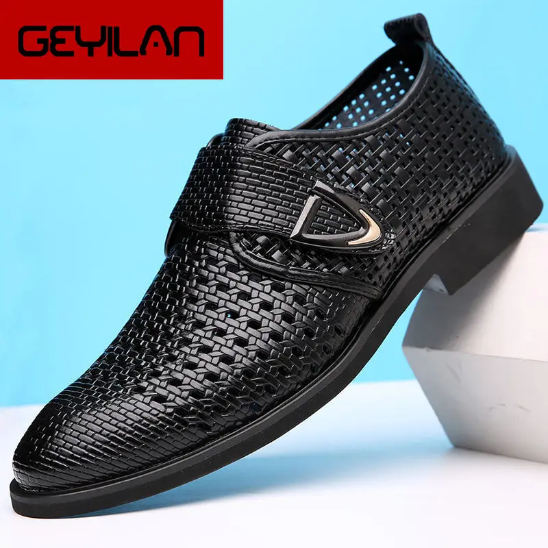 2019 Fashion Brogue Shoes Men Leather Casual Shoes Breathable Holes Summer Shoes Male Footwear Black A1388
2019 Fashion Brogue Shoes Men Leather Casual Shoes Breathable Holes Summer Shoes Male Footwear Black A1388