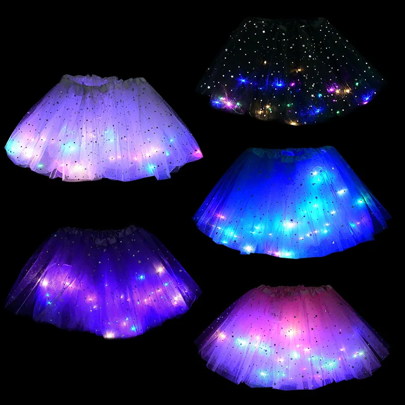 Girl Princess LED Light Up Tutu Glowing Skirt Dance Short Dress Neon Party Fairy Luminous Costume Cosplay Clothing Birthday Gift
Girl Princess LED Light Up Tutu Glowing Skirt Dance Short Dress Neon Party Fairy Luminous Costume Cosplay Clothing Birthday Gift