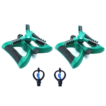 Lawn Sprinkler 360 Rotation Adjustable Sprinkler Irrigation System with 3-Arm Sprayer and Adjustable Nozzle (2 Sets)
Lawn Sprinkler 360 Rotation Adjustable Sprinkler Irrigation System with 3-Arm Sprayer and Adjustable Nozzle (2 Sets)