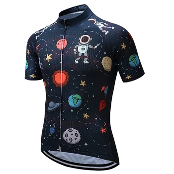 2020 Men's Cycling Jersey Shirts Alien astronaut ropa ciclismo Riding bike jerseys mtb Team Maillot breathable Cycling Clothing
2020 Men's Cycling Jersey Shirts Alien astronaut ropa ciclismo Riding bike jerseys mtb Team Maillot breathable Cycling Clothing