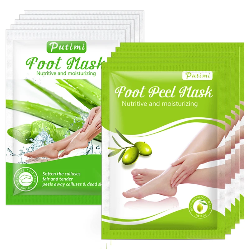 Putimi 2Pairs Aloe Exfoliating Foot Mask for Feet Peeling Mask Anti Crack Heels Spa Pedicure Socks Whitening Feet Mask Skin Care
Putimi 2Pairs Aloe Exfoliating Foot Mask for Feet Peeling Mask Anti Crack Heels Spa Pedicure Socks Whitening Feet Mask Skin Care