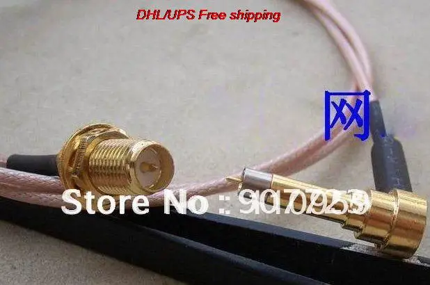 Фото DHL/EMS Горячая 100 шт. MS-156 MS156 Штекер штекер для RP-SMA женский Пробник RG178 провода кабеля