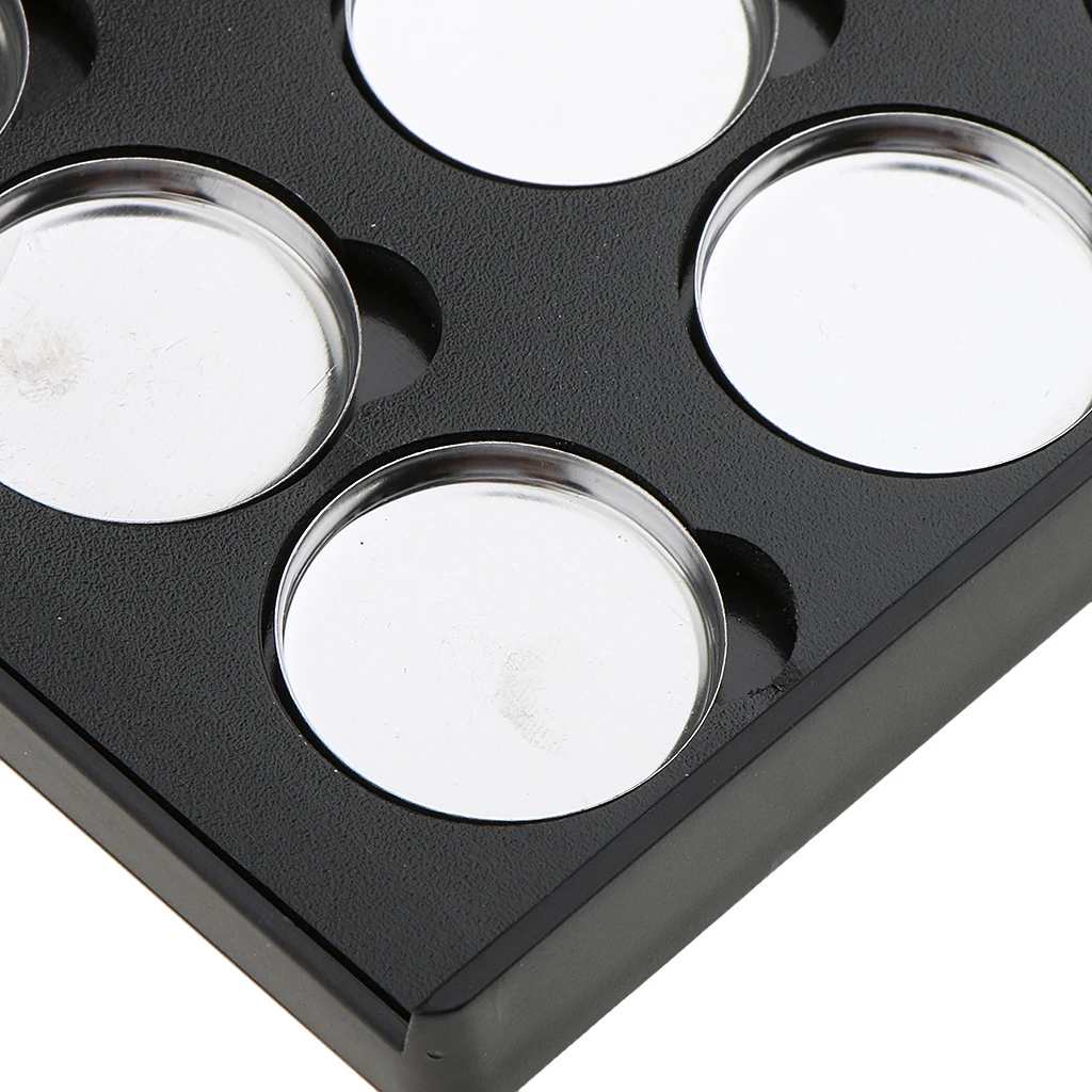 Empty Magnetic Palette Box for Eyeshadow Powder Highlighter Contour Lipstick Makeup Case with 12 Tin Pans