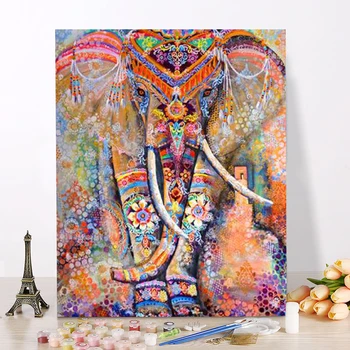 New Paint By Number Elephant Animal HandPainted DIY Gift Kit Drawing On Canvas Oil Painting Picture Wall Art Home Decoration 
New Paint By Number Elephant Animal HandPainted DIY Gift Kit Drawing On Canvas Oil Painting Picture Wall Art Home Decoration