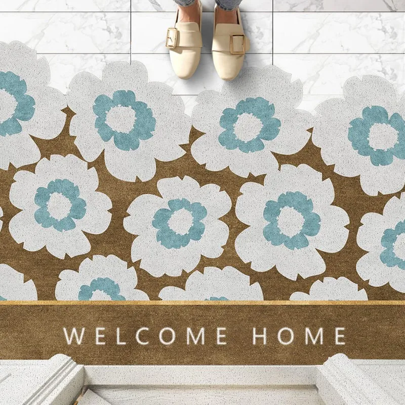 Nordic Design Flowers Home Door Rug Kitchen Bedroom Bath Living Room Carpet Hallway PVC Anti-slip Rug Custom Entrance Door Rug
Nordic Design Flowers Home Door Rug Kitchen Bedroom Bath Living Room Carpet Hallway PVC Anti-slip Rug Custom Entrance Door Rug