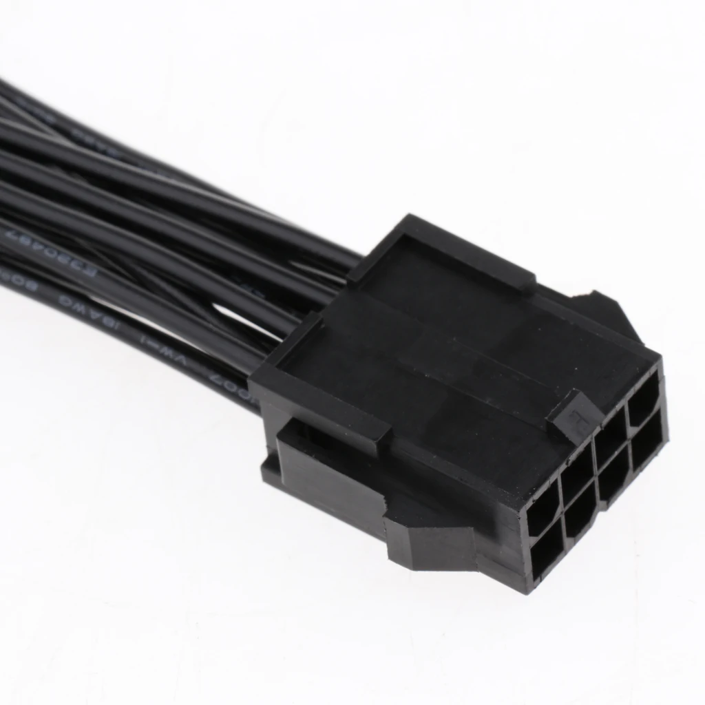 CPU 8 Pin to 2 x CPU 8 Pin (4+4) Motherboard CPU Power Adapter Y-splitter Extension Cable CPU 8 Pin to 2 x CPU 8 Pin (4+4) Motherboard CPU Power Adapter Y-splitter Extension Cable