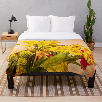Soft Blanket for Bed Sherpa Flannel Fleece Blanket Home Travel Sofa Soft Throw Blanket Yellowed Flowers 
Soft Blanket for Bed Sherpa Flannel Fleece Blanket Home Travel Sofa Soft Throw Blanket Yellowed Flowers