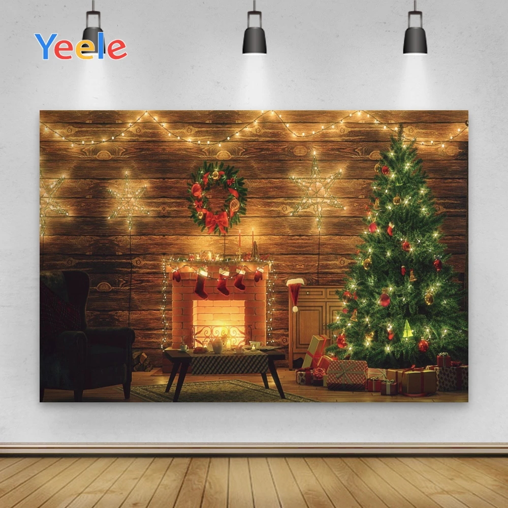 Yeele Merry Christmas Wood Wall Lantern Fireplace Backdrop Photophone Photography Baby Photo Studio for Decor Customized Size
Yeele Merry Christmas Wood Wall Lantern Fireplace Backdrop Photophone Photography Baby Photo Studio for Decor Customized Size