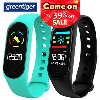 Greentiger M3S Smart Band Blood Pressure Heart Rate Monitor Smart Wristband Fitness Tracker Smart Bracelet For Android IOS phone 
Greentiger M3S Smart Band Blood Pressure Heart Rate Monitor Smart Wristband Fitness Tracker Smart Bracelet For Android IOS phone