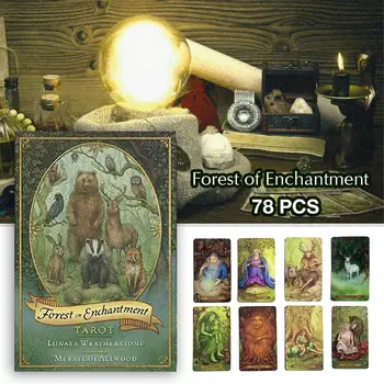 IN STOCK English Tarot Cards 78PCS/Set Forest Of Enchantment Oracle Cards Table Board Game Playing Card With Guidebook
IN STOCK English Tarot Cards 78PCS/Set Forest Of Enchantment Oracle Cards Table Board Game Playing Card With Guidebook