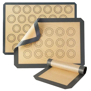 Silicone Baking Mats-Non Stick Cookie Sheet Mat Liner for Bake Pans & Rolling,Perfect Bakeware for Bread Making Pastry
Silicone Baking Mats-Non Stick Cookie Sheet Mat Liner for Bake Pans & Rolling,Perfect Bakeware for Bread Making Pastry