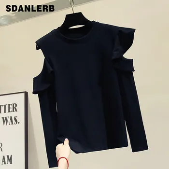 Classic Black Sweater Women Sexy Off Shoulder New Slim Long-sleeve Body Knit Jumper Coat Ladies Temperament Sweater Pullover
Classic Black Sweater Women Sexy Off Shoulder New Slim Long-sleeve Body Knit Jumper Coat Ladies Temperament Sweater Pullover