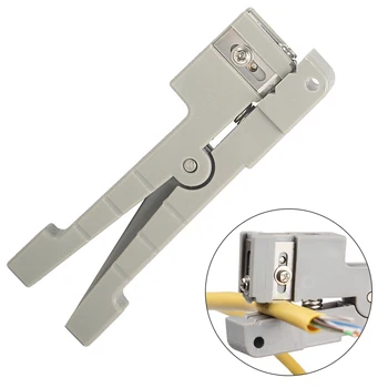 Cable Stripper Tool Fiber Optic Efficient Wire Clamp Portable Cutter Easy Operate Extra Blade Coaxial Jacket Slitter For Network
Cable Stripper Tool Fiber Optic Efficient Wire Clamp Portable Cutter Easy Operate Extra Blade Coaxial Jacket Slitter For Network