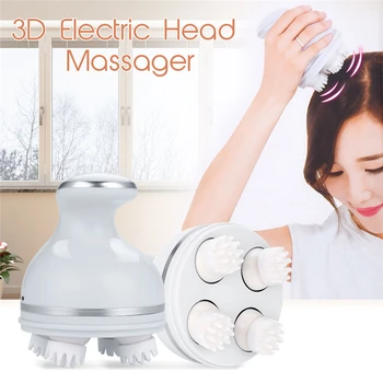 3D Electric Head Massager Wireless Smart 4D Scalp Massage Prevent Hair Loss Body Deep Tissue Kneading Vibrating Automatic Rotary
3D Electric Head Massager Wireless Smart 4D Scalp Massage Prevent Hair Loss Body Deep Tissue Kneading Vibrating Automatic Rotary