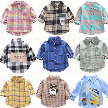 2020 Summer 1-5Year Boys Lattice Pattern Shirt Kids Shirts Linen Cotton Long Sleeve Baby Boy Shirt For Children Girls Clothes 
2020 Summer 1-5Year Boys Lattice Pattern Shirt Kids Shirts Linen Cotton Long Sleeve Baby Boy Shirt For Children Girls Clothes