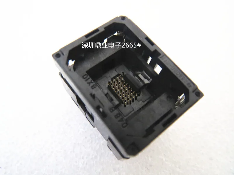 Оригинальное тестовое сиденье TI IC FBGA BGA48 горящая программа 8X10MM CBG048B гнездо Adapte
Оригинальное тестовое сиденье TI IC FBGA BGA48 горящая программа 8X10MM CBG048B гнездо Adapte
