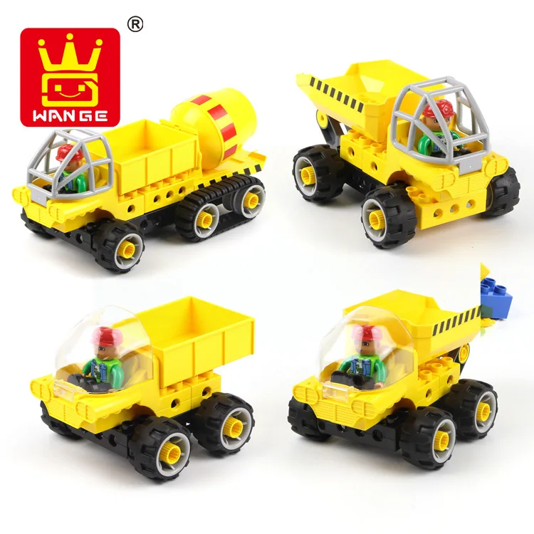 Wange 433 Science DIY Assembled Large Particles Flexible Engineering Vehicle 3-6-10 a Year of Age Children Intelligence Building
Wange 433 Science DIY Assembled Large Particles Flexible Engineering Vehicle 3-6-10 a Year of Age Children Intelligence Building