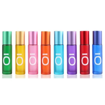 1PCS 10ml Portable Frosted Colorful Essential Oil Perfume Thick Glass Roller Bottles Travel Refillable Rollerball Bottle
1PCS 10ml Portable Frosted Colorful Essential Oil Perfume Thick Glass Roller Bottles Travel Refillable Rollerball Bottle