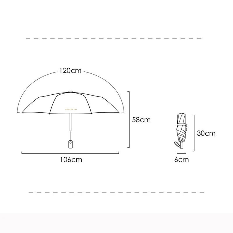 Прозрачный автоматический зонт с простым дизайном защитные зонтики от солнца и