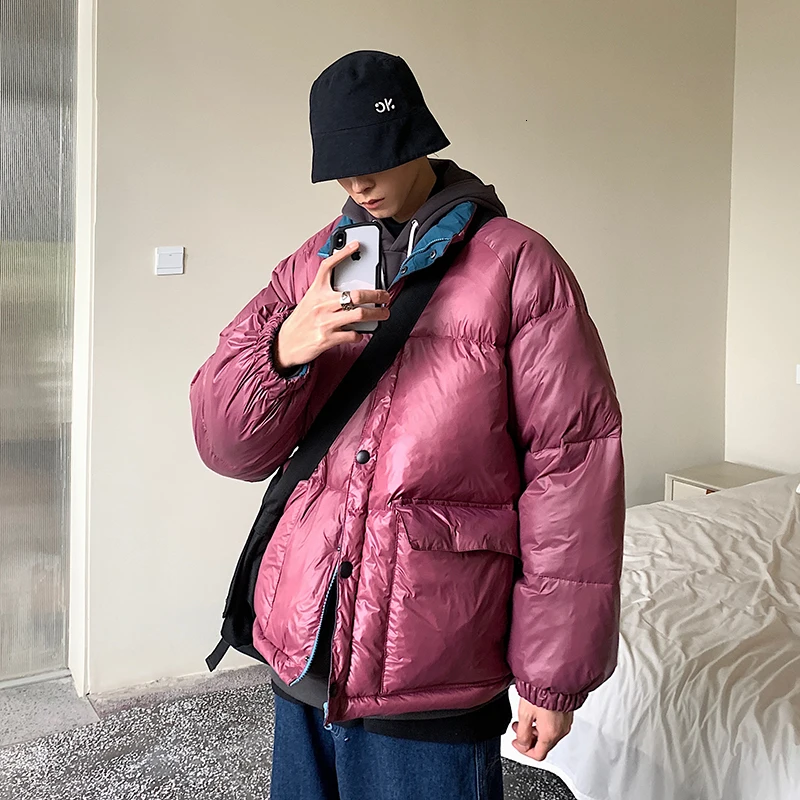 Winter Men's Waterproof Parkas Casual Keep Warm Snow Jackets Hit Color Cotton-padded Clothes Male Loose Coat Fashion Outerwear
Winter Men's Waterproof Parkas Casual Keep Warm Snow Jackets Hit Color Cotton-padded Clothes Male Loose Coat Fashion Outerwear