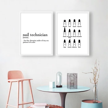 Nail Technician Definition Fashion Poster Prints Makeup Wall Decor Nail Salon Gifts Nail Type Guide Art Canvas Painting Picture
Nail Technician Definition Fashion Poster Prints Makeup Wall Decor Nail Salon Gifts Nail Type Guide Art Canvas Painting Picture