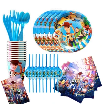 81pcs/set Disney Toy Party Cup Plate Gift bag Tablecloth Napkin Flag Party Set for 10 People Use Birthday Decoration Supplies
81pcs/set Disney Toy Party Cup Plate Gift bag Tablecloth Napkin Flag Party Set for 10 People Use Birthday Decoration Supplies