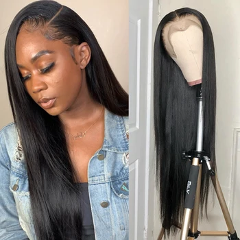 13x6 Lace Front Human Hair Wigs Brazilian Remy Human Straight Hair Wig 180 Density Natural Hair Line Pre Plucked For Black Woman
13x6 Lace Front Human Hair Wigs Brazilian Remy Human Straight Hair Wig 180 Density Natural Hair Line Pre Plucked For Black Woman