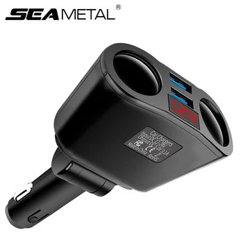 Car Charger Splitter Cigarette Lighter 12V 24V Dual USB Voltage Display Cigarette Lighter Charger Power Adapter Car Socket
Car Charger Splitter Cigarette Lighter 12V 24V Dual USB Voltage Display Cigarette Lighter Charger Power Adapter Car Socket