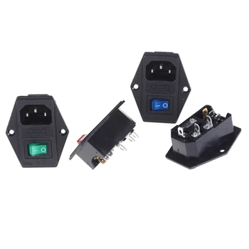 1Pc Inlet Module Plug Fuse Switch Male Power Socket 10A 250V 3 Pin IEC320 C14 Hot Sale
1Pc Inlet Module Plug Fuse Switch Male Power Socket 10A 250V 3 Pin IEC320 C14 Hot Sale