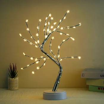 Christmas Bedroom Home Decoration Decorative Fairy Lights Bedside Desk Table LED Tree Night Lights Warm White
Christmas Bedroom Home Decoration Decorative Fairy Lights Bedside Desk Table LED Tree Night Lights Warm White