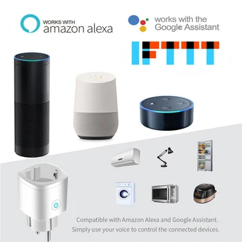 16A WiFi Smart Plug Socket EU Standard Multi Plug Tuya APP Control Works With Alexa Google Assistant
16A WiFi Smart Plug Socket EU Standard Multi Plug Tuya APP Control Works With Alexa Google Assistant