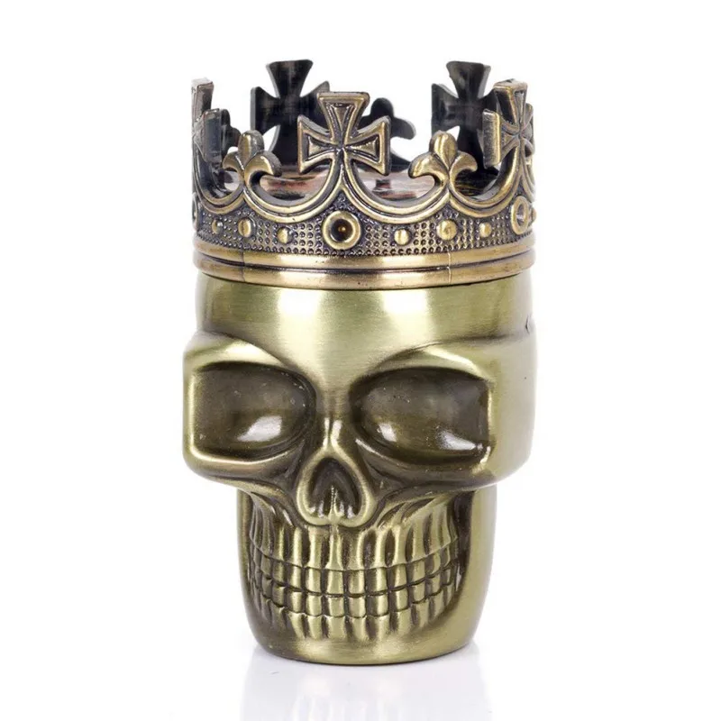 

Punk Ghost Head Skull Style Plastic Tobacco Grinder Herbal Herb Hand Muller Smoke Grinders Smoking Accessories for Gift