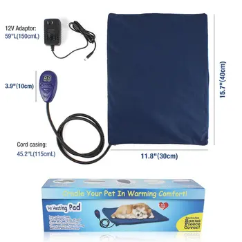 40cm x 30cm Pet Dog Cats Winter Keep Warm Pad Comfortable Electric Heating Mat Blanket Heater Pad For Pet Sleeping
40cm x 30cm Pet Dog Cats Winter Keep Warm Pad Comfortable Electric Heating Mat Blanket Heater Pad For Pet Sleeping