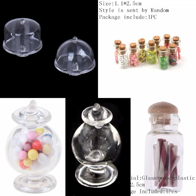 New Arrival 1/12 Scale Dollhouse Miniature Glass Candy Bottle With Cork Home DEcor
New Arrival 1/12 Scale Dollhouse Miniature Glass Candy Bottle With Cork Home DEcor