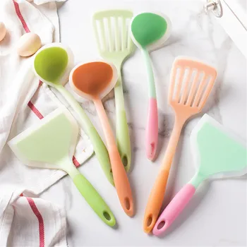 Kitchen Silicone Spatula Noodles Soup Spoon Egg Pancake Pizza Non-stick Shovel Cake Bread Scraper Cream Brush Cooking Utensils
Kitchen Silicone Spatula Noodles Soup Spoon Egg Pancake Pizza Non-stick Shovel Cake Bread Scraper Cream Brush Cooking Utensils
