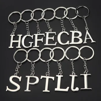 Fashion A-Z Letters Key Chain Silver Color Metal Keychain Unisex Car Key Ring Simple Letter Name Key Holder Party Gift Jewelry
Fashion A-Z Letters Key Chain Silver Color Metal Keychain Unisex Car Key Ring Simple Letter Name Key Holder Party Gift Jewelry