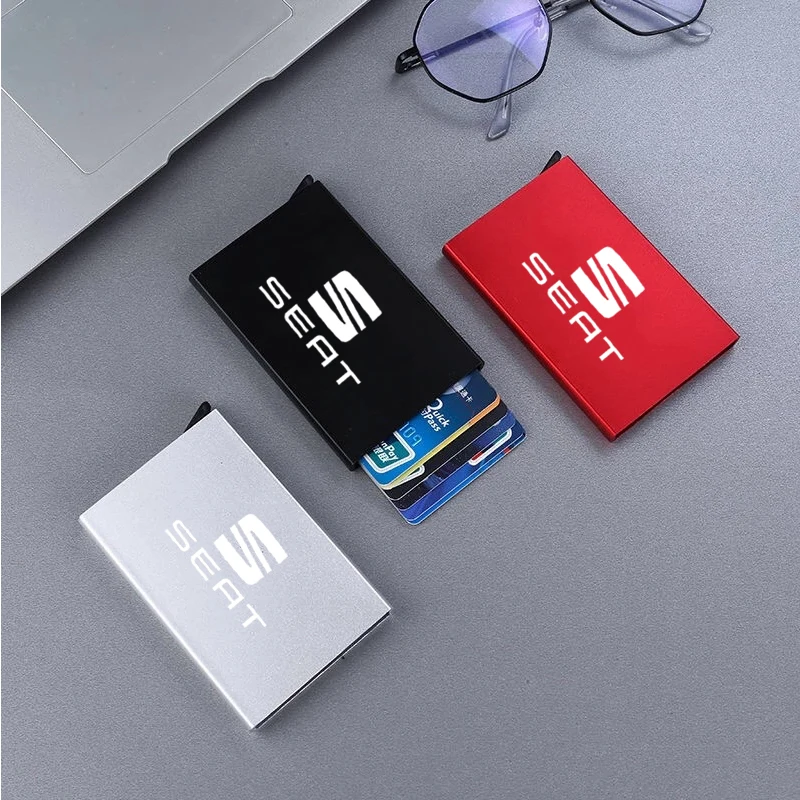 Smart Wallet Thin ID Card RFID Case Automatically Metal Bank Credit Card Case For seat ibiza 6l ateca altea leon mk2 leon fr mk1
Smart Wallet Thin ID Card RFID Case Automatically Metal Bank Credit Card Case For seat ibiza 6l ateca altea leon mk2 leon fr mk1