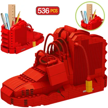 Cute Mini Sport Basketball Shoes Building Blocks Sneakers Model Pen Container Bricks Pencil-box Toys for Children Stationery 
Cute Mini Sport Basketball Shoes Building Blocks Sneakers Model Pen Container Bricks Pencil-box Toys for Children Stationery