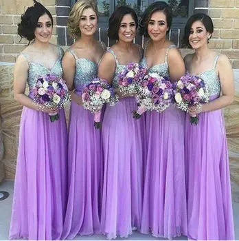 Elegant Sequin A-Line Pleated Bridesmaid Dresses Spaghetti V-Neck Floor Length Custom Corset Back V-Neck Wedding Party Dresses 
Elegant Sequin A-Line Pleated Bridesmaid Dresses Spaghetti V-Neck Floor Length Custom Corset Back V-Neck Wedding Party Dresses